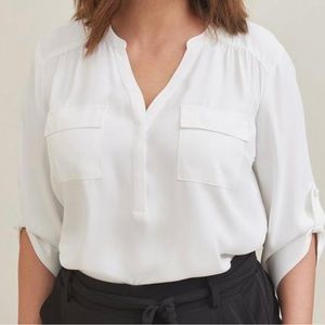 Harper Georgette Pullover 3/4 Sleeve Blouse